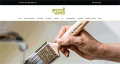 Desktop Screenshot of greenworksbuildingsupply.com